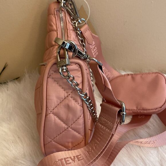 NWT Steve Madden (Btamela) Crossbody w/ AirPod Pouch- Peach - Picture 9 of 16